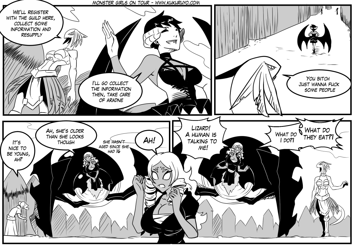 Monster girls on tour - Episode 224, Page 1: Page 224